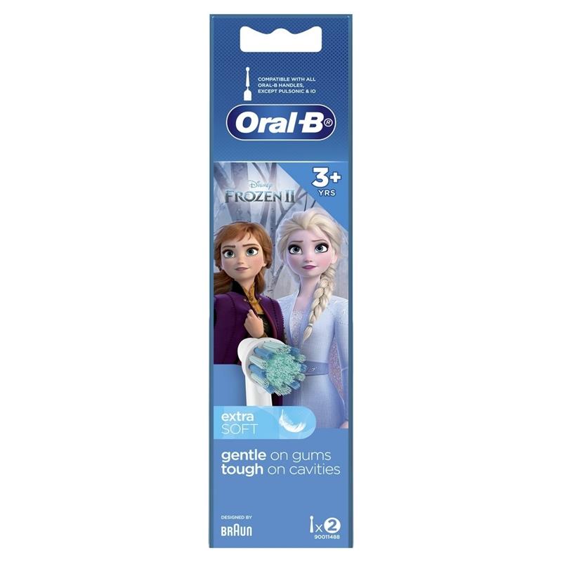 Load image into Gallery viewer, Oral B Power Toothbrush Kids Frozen Refills 2 Pack
