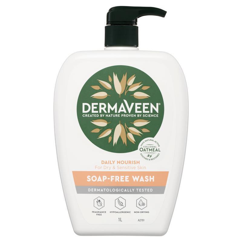 Load image into Gallery viewer, DermaVeen Daily Nourish Soap Free Wash 1L
