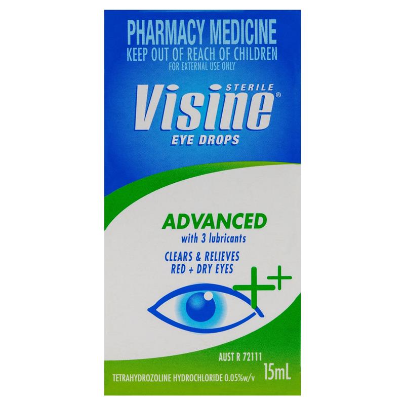 Load image into Gallery viewer, Visine Advanced Relief Eye Drops 15mL
