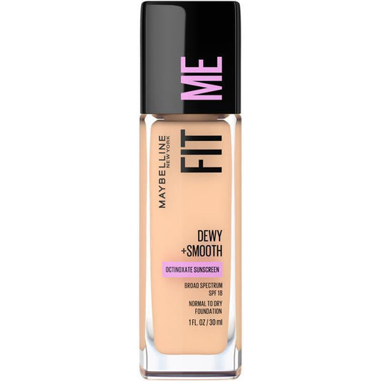 Maybelline Fit Me Dewy & Smooth Luminous Liquid Foundation - Classic Ivory 120