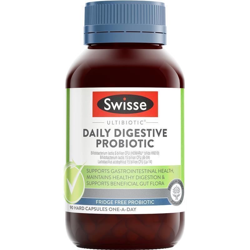 Load image into Gallery viewer, Swisse Ultibiotic Daily Digestive Probiotic 90 Capsules
