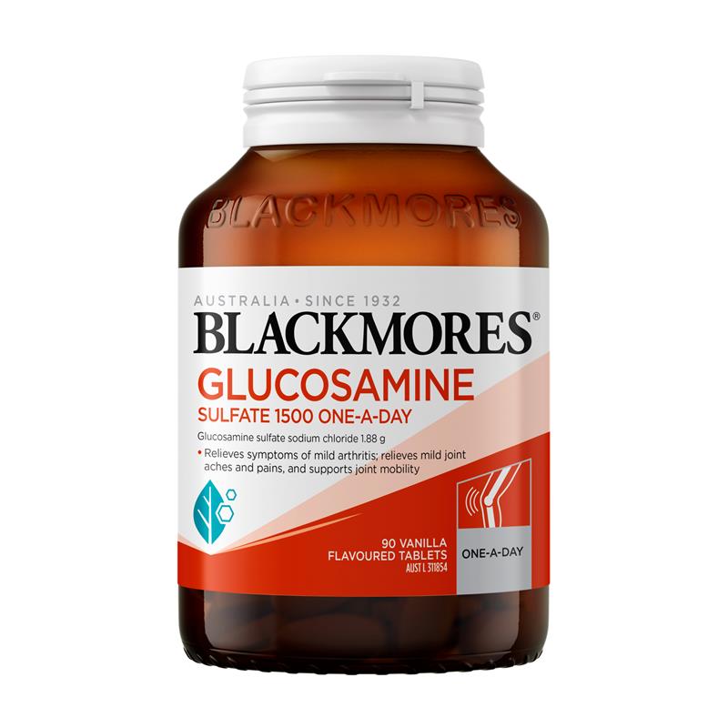 Load image into Gallery viewer, Blackmores Glucosamine Sulfate 1500mg One-A-Day 90 Tablets
