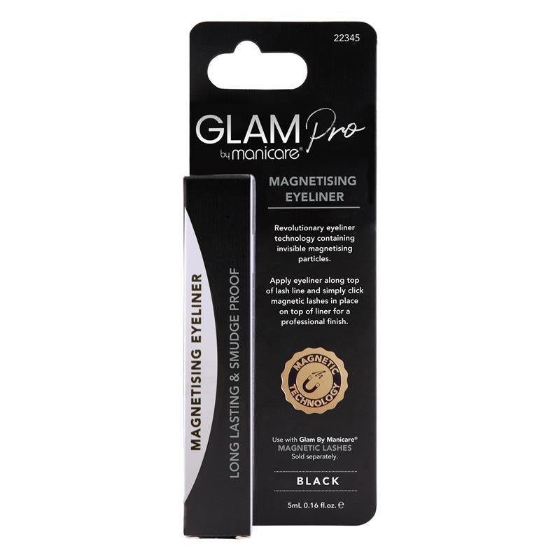 Load image into Gallery viewer, Glam By Manicare Pro Magnetising Eyeliner Black 5ml
