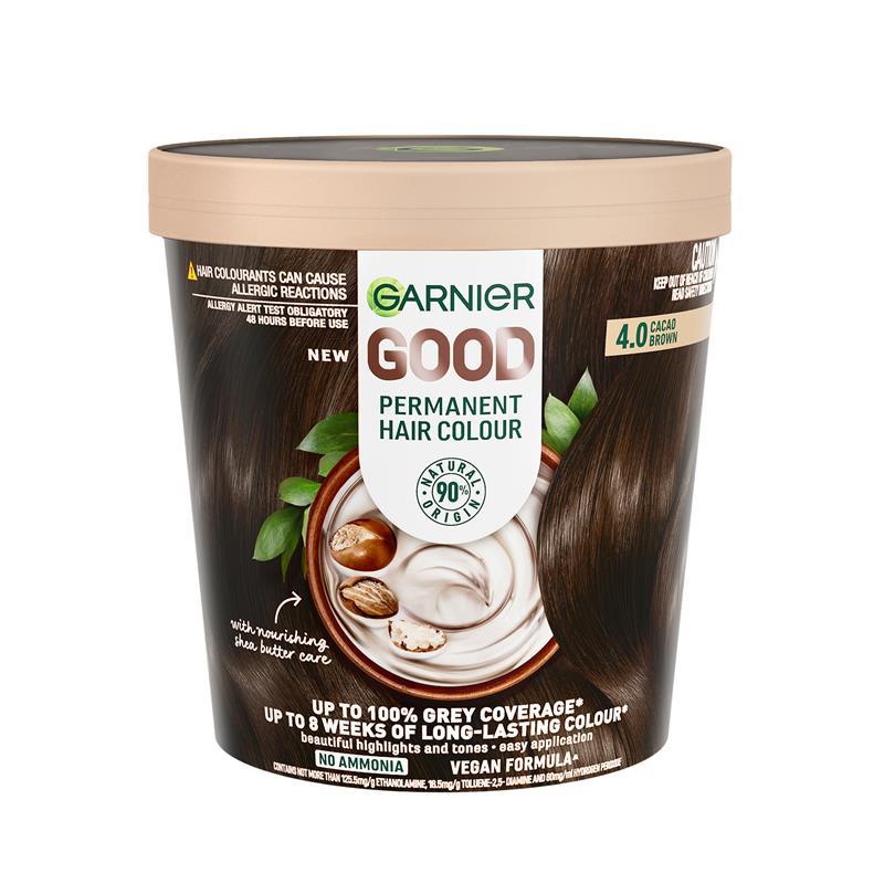 Load image into Gallery viewer, Garnier Good Hair Colour 4.0 Cacao Brown
