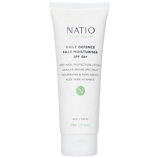 Natio Daily Defence Face Moisturiser SPF 50+ 100ml