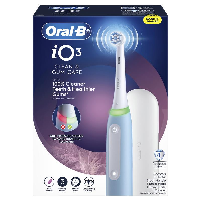 Load image into Gallery viewer, Oral B Power Toothbrush iO 3 Series Blue
