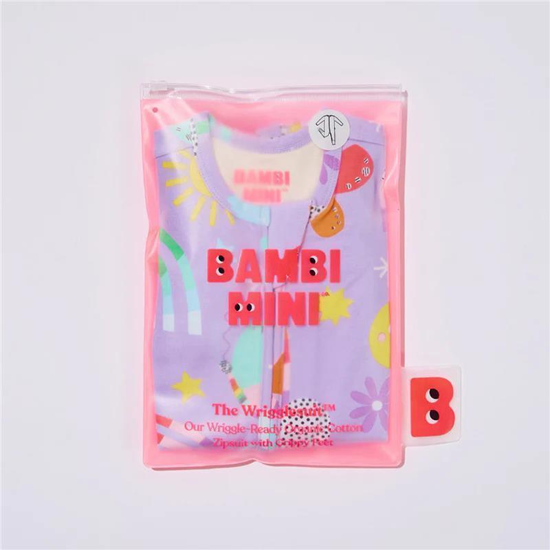 Load image into Gallery viewer, Bambi Mini Co. Wrigglesuit 0-3 Months Pastel Lilac
