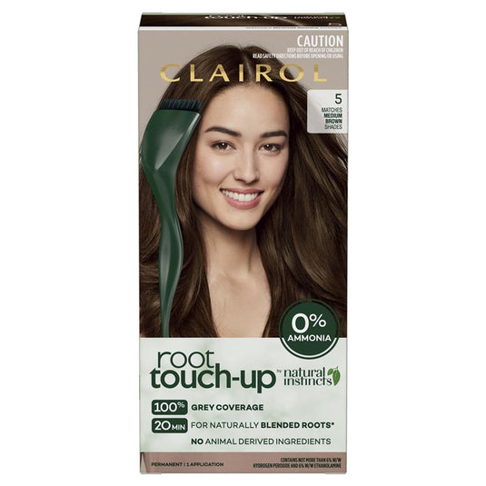 Clairol Root Touch Up Natural Instincts 5 Medium Brown Permanent Hair Colour
