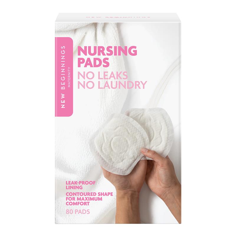 Load image into Gallery viewer, New Beginnings Bamboo Breast Pads 80 Pack
