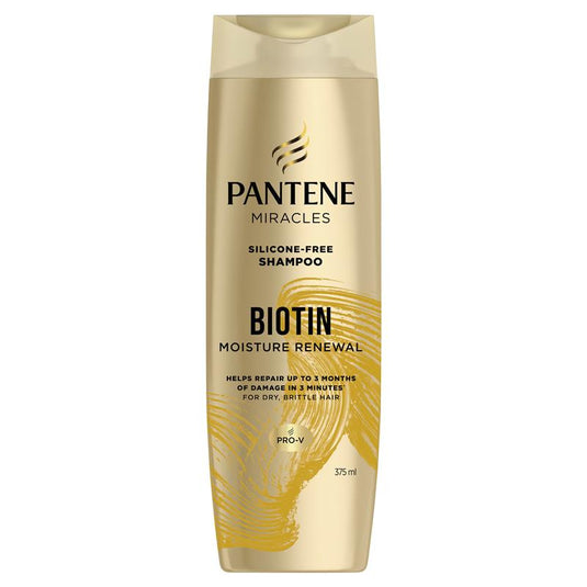 Pantene Miracles Biotin Daily Moisture Renew Shampoo 375ml