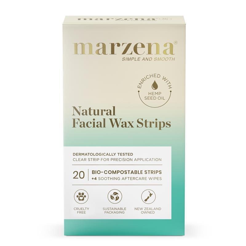 Load image into Gallery viewer, Marzena Natural Facial Wax Strips 20 Pack
