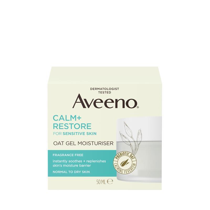 Load image into Gallery viewer, Aveeno Face Calm and Restore Oat Gel Moisturiser 50ml

