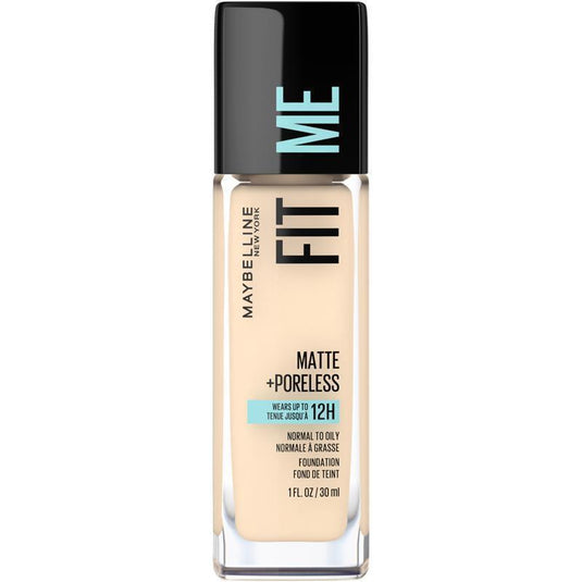 Maybelline Fit Me Matte & Poreless Mattifying Liquid Foundation - Porcelain 110
