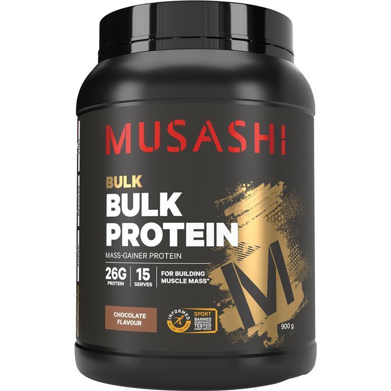 Load image into Gallery viewer, Musashi Bulk Protein Chocolate 900g
