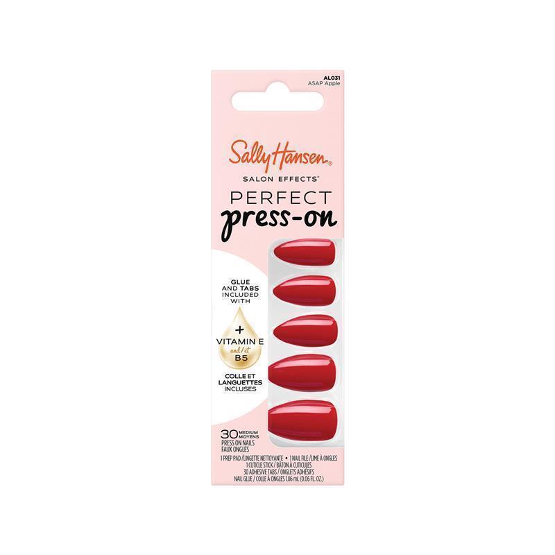 Load image into Gallery viewer, Sally Hansen Salon Effects Perfect Press-On ASAP Apple 30 Pieces
