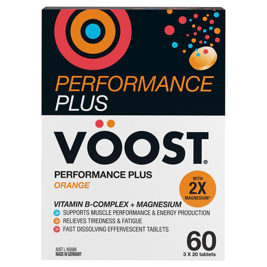 Voost Performance Plus Orange Effervescent 60 Pack Exclusive Size
