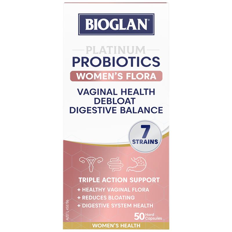 Load image into Gallery viewer, Bioglan Platinum Probiotics Women's Flora 50 Capsules
