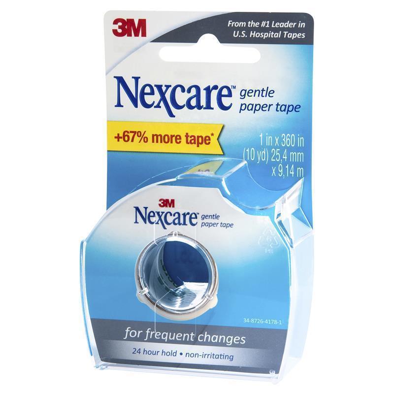 Load image into Gallery viewer, Nexcare Gentle Paper Tape With Dispenser 25.4mm x 9.14m
