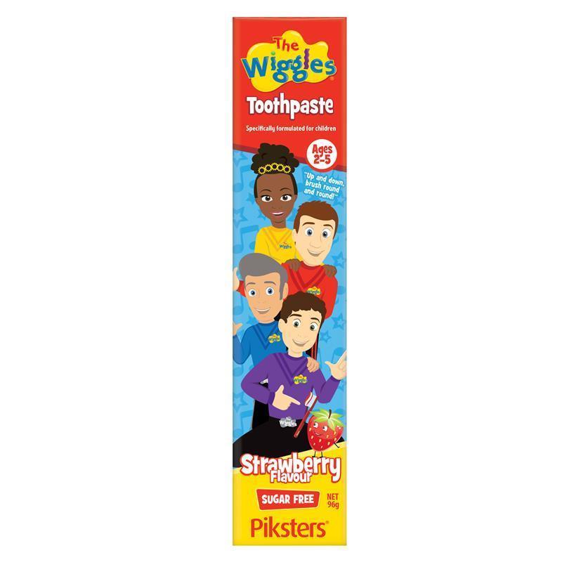 Load image into Gallery viewer, Piksters The Wiggles Toothpaste Sugar Free Strawberry Ages 2-5 96g
