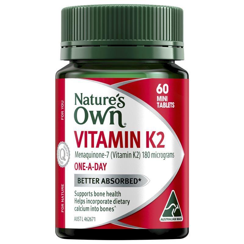 Load image into Gallery viewer, Nature's Own K2 180mcg 60 Tablets
