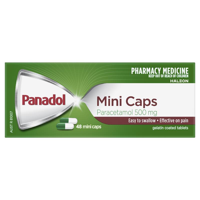 Load image into Gallery viewer, Panadol Paracetamol Pain Relief Mini Capsules 48 Capsules
