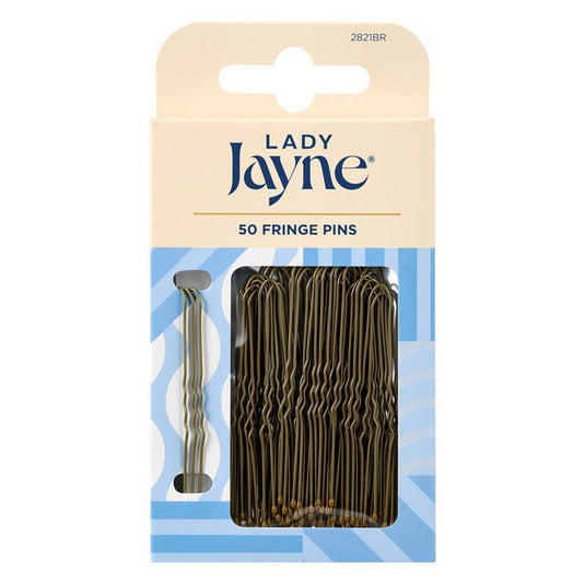 Lady Jayne Fringe Pins, Brown, 5 Cm, Pk50