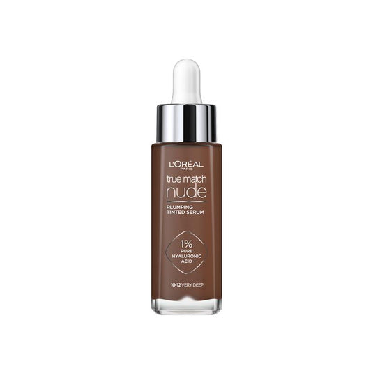 L'Oreal Paris True Match Nude Plumping Tinted Serum 10-12 Deep