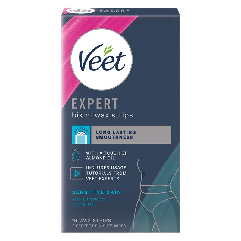 Load image into Gallery viewer, Veet Expert Cold Wax Strips Bikini 16 Pack
