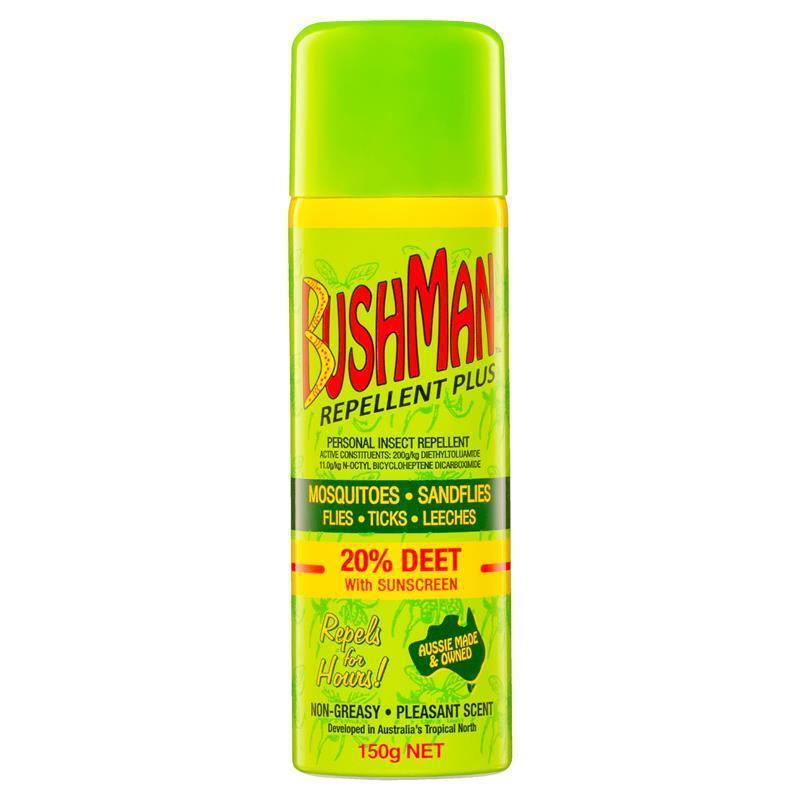 Load image into Gallery viewer, Bushman Plus 20% Deet Insect Repellent Aerosol 150g

