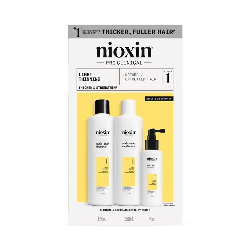 Load image into Gallery viewer, Nioxin Scalp + Hair Thickening System 1 Trial Kit
