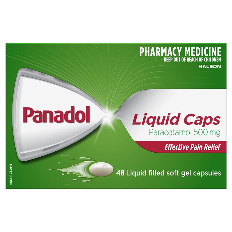 Load image into Gallery viewer, Panadol Liquid Capsules Paracetamol Pain Relief 48 Capsules
