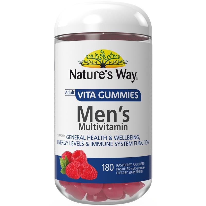 Load image into Gallery viewer, Nature's Way Adult Vita Gummies Men's Multivitamin 180 Gummies Exclusive Size

