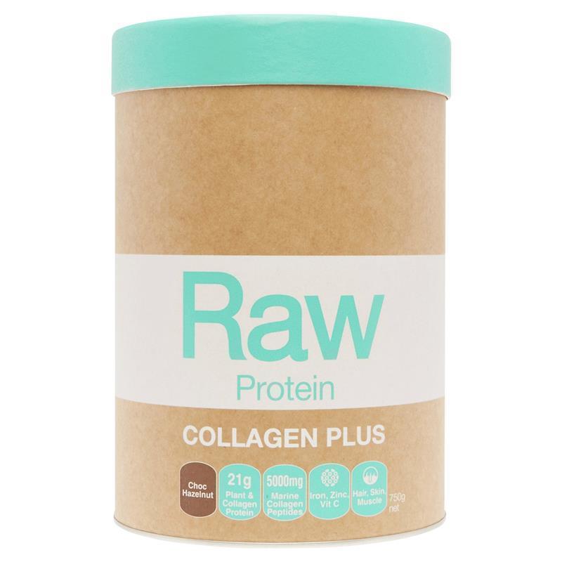 Load image into Gallery viewer, Amazonia Raw Protein Collagen Plus Choc Hazelnut 750g
