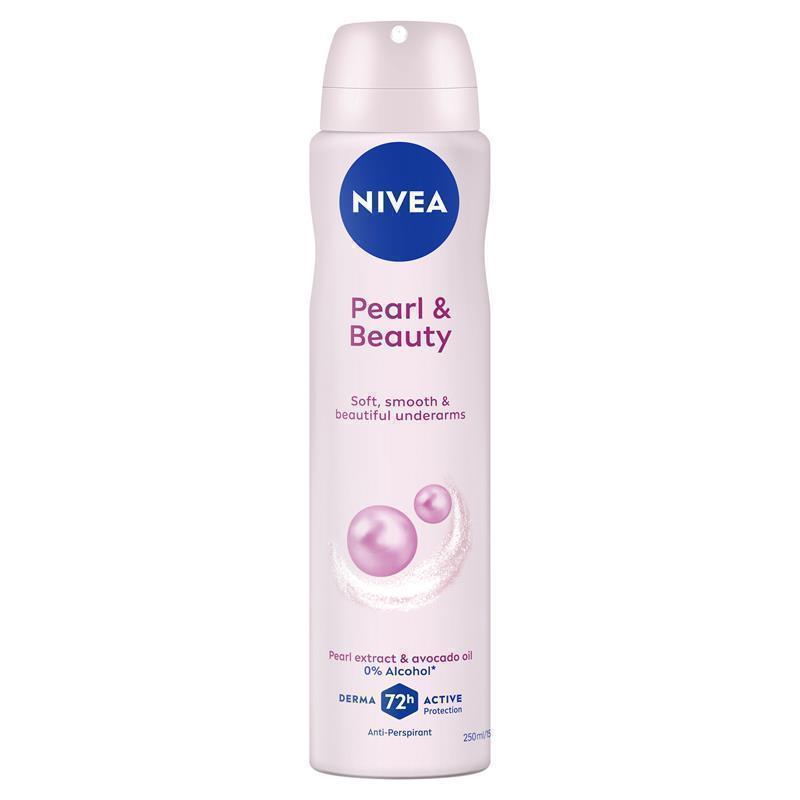 Load image into Gallery viewer, NIVEA Pearl And Beauty Aerosol Deodorant 72H Protection 250ml
