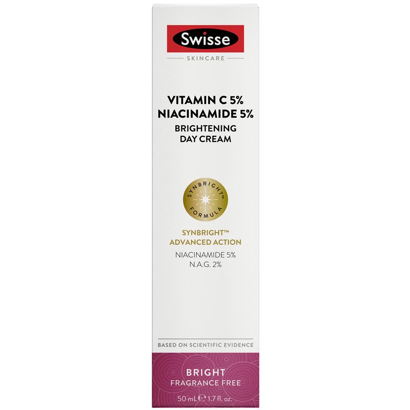 Load image into Gallery viewer, Swisse Skincare Vitamin C 5% Niacinamide 5% Brightening Day Cream 50ml
