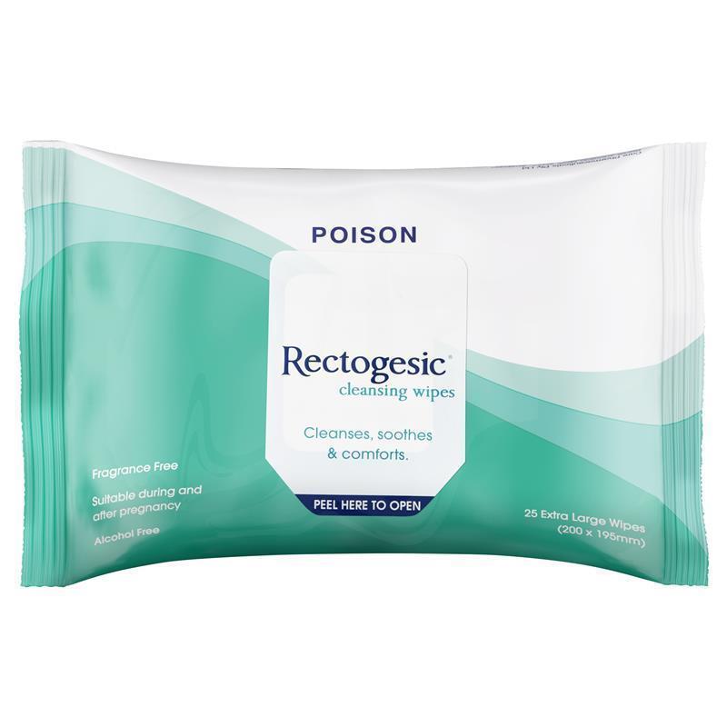 Load image into Gallery viewer, Rectogesic Cleansing Wipes 25
