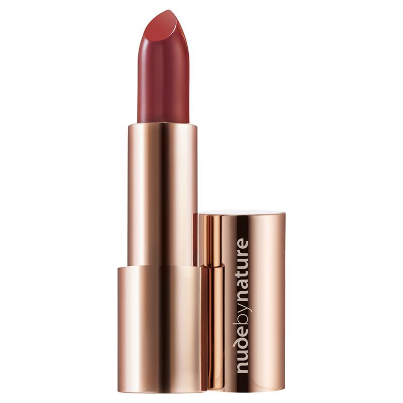 Load image into Gallery viewer, Nude by Nature Moisture Shine Lipstick 08 Garnet
