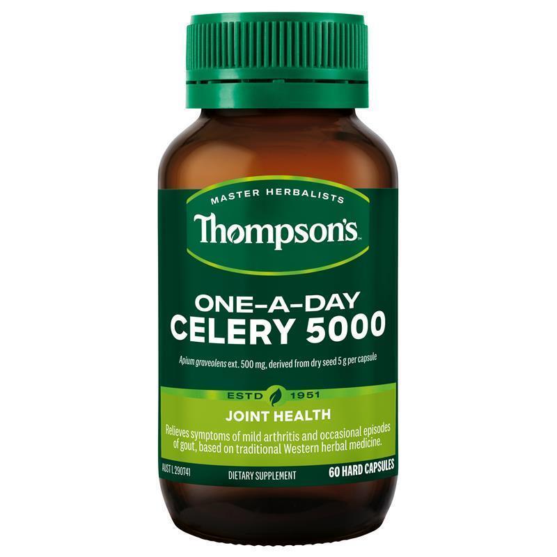 Load image into Gallery viewer, Thompson's One-A-Day Celery Seed 5000mg 60 Capsules
