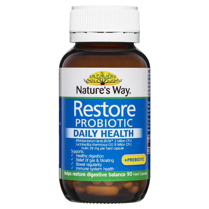 Load image into Gallery viewer, Nature's Way Restore Daily Probiotic 90 Capsules
