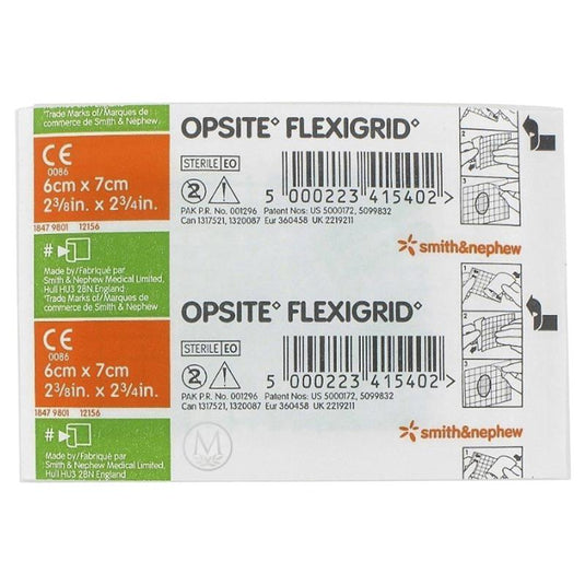 Opsite Flexigrid 6cm x 7cm Single Dressing