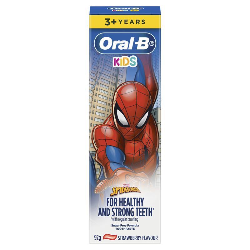 Load image into Gallery viewer, Oral B Toothpaste Spiderman Kids 3+ Years 92g
