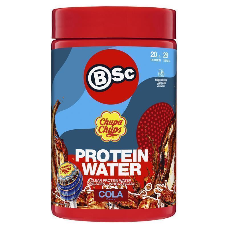 Load image into Gallery viewer, BSc x Chupa Chups Protein Water Cola 700g
