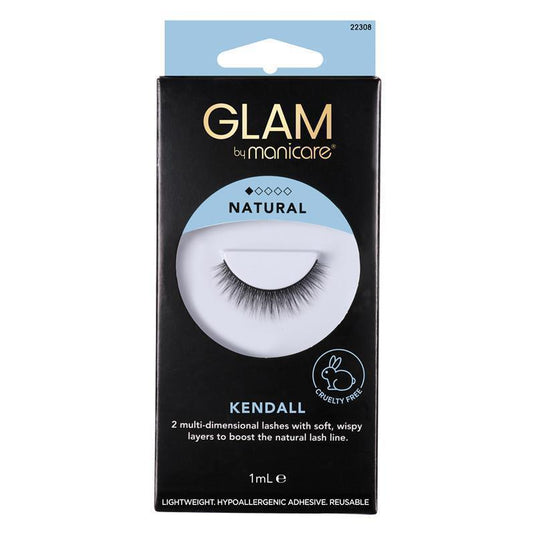 Glam By Manicare Kendall Lashes Natural