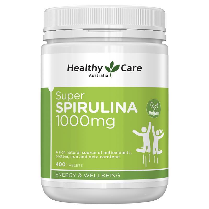 Load image into Gallery viewer, Healthy Care Super Spirulina 400 Tablets
