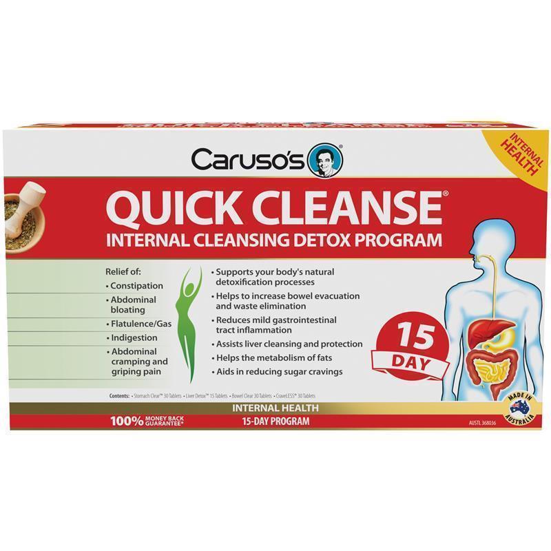 Load image into Gallery viewer, Carusos Quick Cleanse Internal Cleansing Detox Program 15 Day
