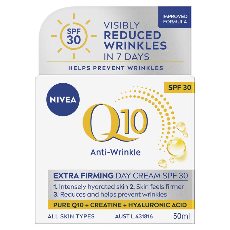 Load image into Gallery viewer, NIVEA Q10 Anti-Wrinkle Extra Firming Day Cream SPF30 50ml
