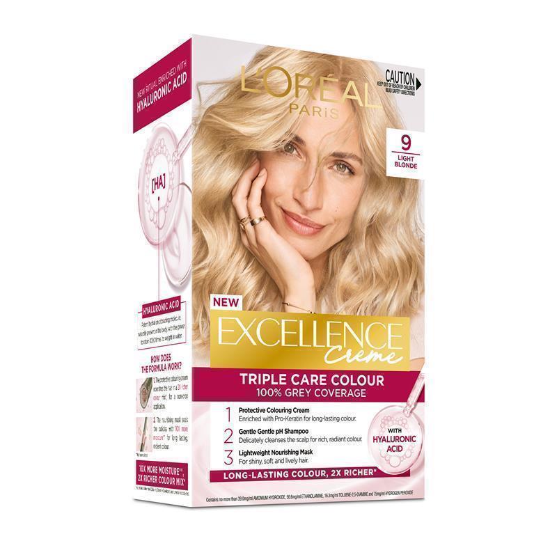 Load image into Gallery viewer, L'Oreal Excellence Creme 9 Light Blonde Hair Colour
