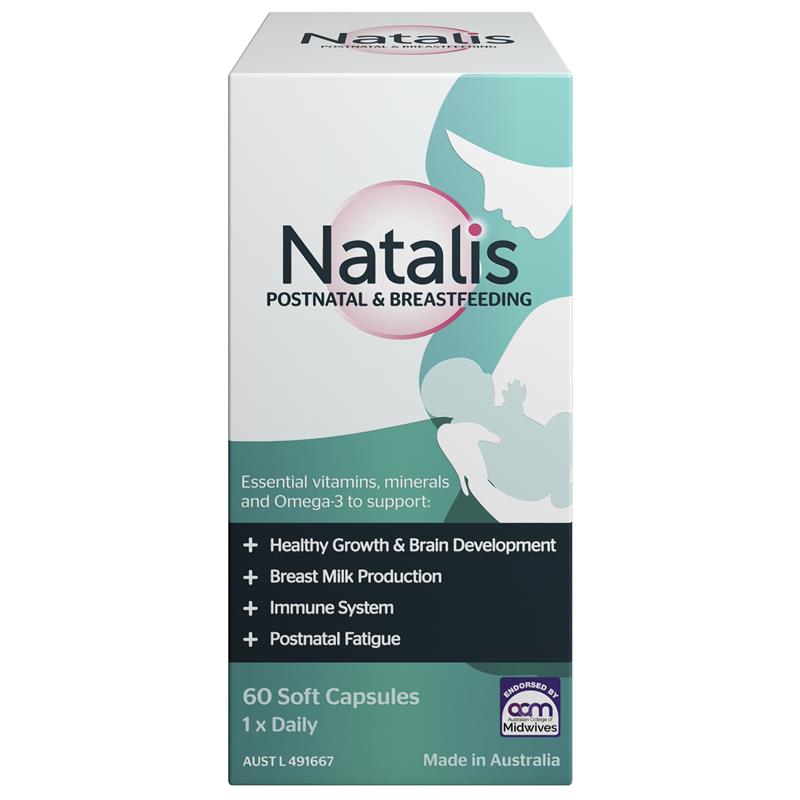 Load image into Gallery viewer, Natalis PostNatal &amp; Breastfeeding Support 60 Capsules
