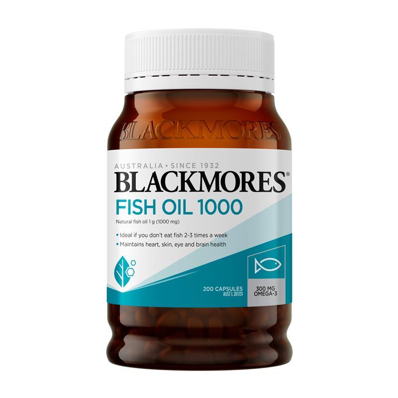 Load image into Gallery viewer, Blackmores Fish Oil 1000mg 200 Capsules
