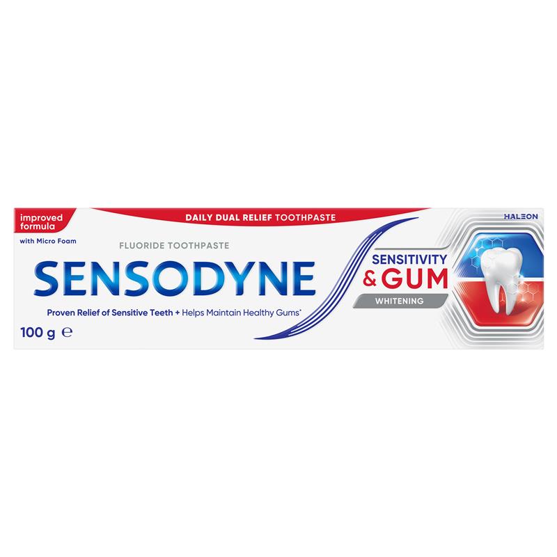 Load image into Gallery viewer, Sensodyne Toothpaste Sensitivity &amp; Gum Whitening 100g
